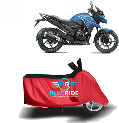 BLOERIDE Two Wheeler Cover for Honda(X-Blade, Red, Black)