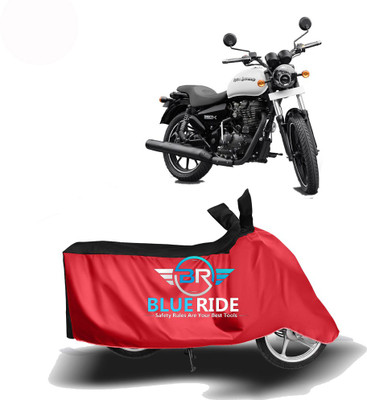 BLUERDE Two Wheeler Cover for Royal Enfield(Thunderbird, Red, Black)