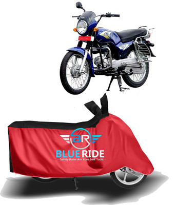 BLORIDE Two Wheeler Cover for Kinetic(Boss, Red, Black)
