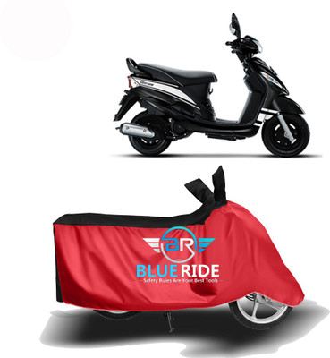 THE REAL ARV Waterproof Two Wheeler Cover for Mahindra(Rodeo, Red, Black)