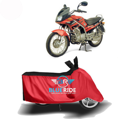BLUERDE Two Wheeler Cover for Kinetic(GF 170, Red, Black)