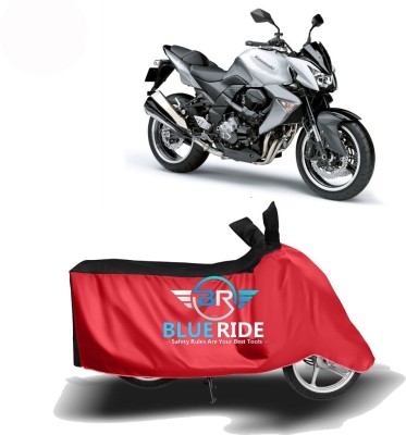 BLUERIDE Two Wheeler Cover for Kawasaki(Z800, Red, Black)