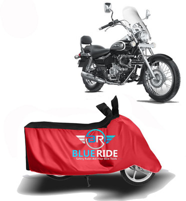 BLOERIDE Two Wheeler Cover for Bajaj(Avenger 220 Cruise, Red, Black)