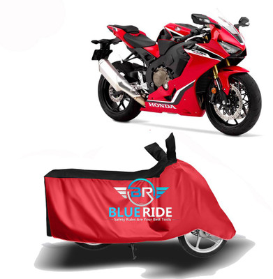 BLOERIDE Two Wheeler Cover for Honda(CBR 1000RR, Red, Black)