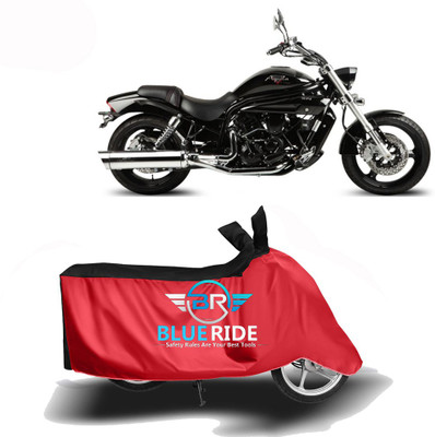 BLOERIDE Two Wheeler Cover for Hyosung(Aquila Pro 650, Red, Black)