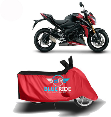 BLUERDE Two Wheeler Cover for Suzuki(GSX S1000, Red, Black)