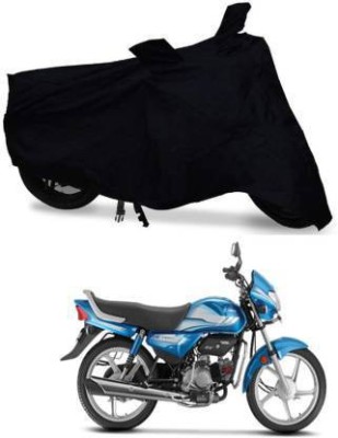 Mdstar Waterproof Two Wheeler Cover for Hero(Super Splendor, Black)