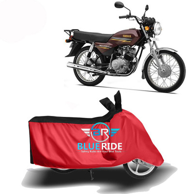BLORIDE Two Wheeler Cover for Yamaha(Crux, Red, Black)