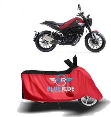 BLUERIDE Two Wheeler Cover for Benelli(Leoncino 250, Red, Black)