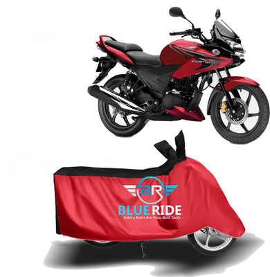 BLORIDE Two Wheeler Cover for Honda(CBF, Red, Black)