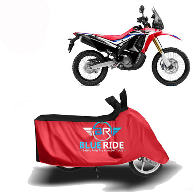 THE REAL ARV Waterproof Two Wheeler Cover for Honda(CRF 250 L, Red, Black)