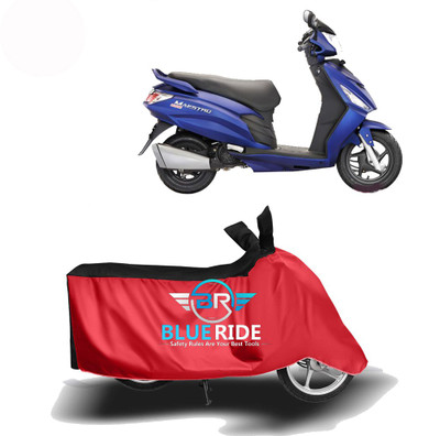 BLOERIDE Two Wheeler Cover for Hero(Maestro Edge, Red, Black)