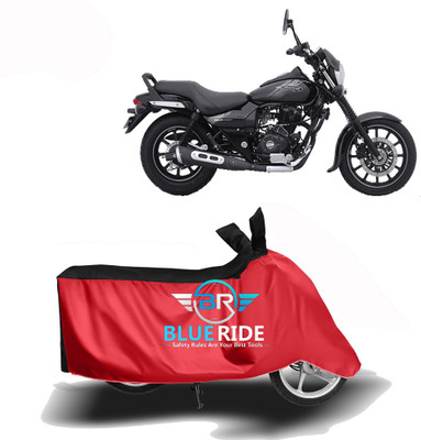 BLOERIDE Two Wheeler Cover for Bajaj(Avenger Street 160, Red, Black)