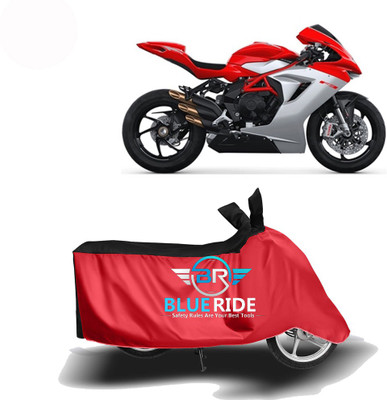 BLOERIDE Two Wheeler Cover for MV Agusta(F3, Red, Black)