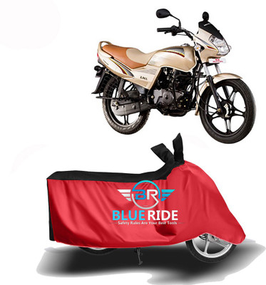 BLOERIDE Two Wheeler Cover for LML(Freedom Prima, Red, Black)