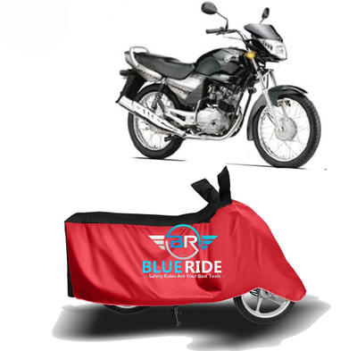 BLOERIDE Two Wheeler Cover for Yamaha(Libero LX, Red, Black)