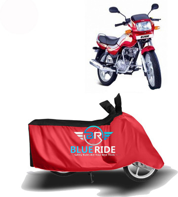 BLOERIDE Two Wheeler Cover for TVS(Victor Edge, Red, Black)