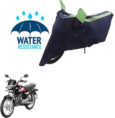 RONISH Waterproof Two Wheeler Cover for Honda(CD deluxe, Black, Green)