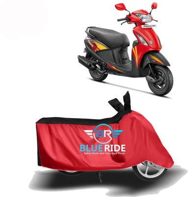 BLOERIDE Two Wheeler Cover for Hero(Pleasure, Red, Black)