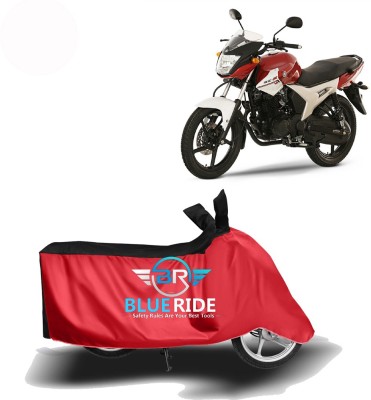 BLUERIDE Two Wheeler Cover for Yamaha(SZ R, Red, Black)