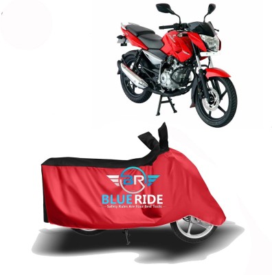 BLOERIDE Two Wheeler Cover for Bajaj(Pulsar 135 LS DTS-i, Red, Black)