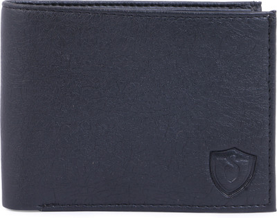 Keviv Men Black Artificial Leather Wallet(15 Card Slots)