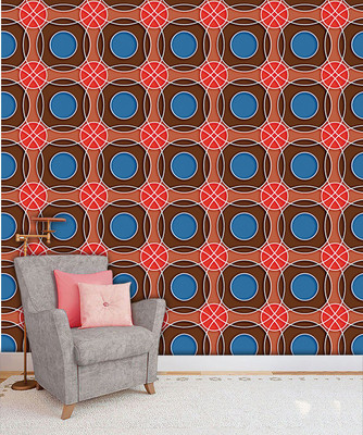 Creative Print Solution Abstract Multicolor Wallpaper(244 cm x 41 cm)