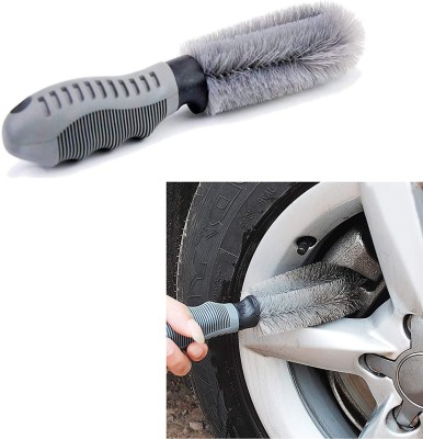 Znee Smart Plastic Vehicle Washing Tyre Cleaner Brush 0 ml Wheel Tire Cleaner(Pack of 1)