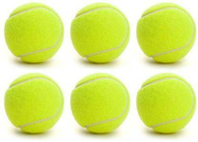 HK Sport & Toys Light Weight Tennis Ball Cricket Tennis Ball(Standard, Pack of 6, Green)