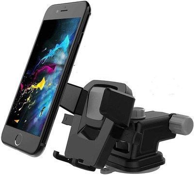 RHONNIUM Car Mobile Holder for Windshield, Clip(Black)