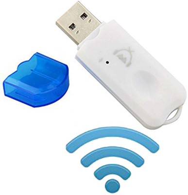 EZGER v2.1+EDR Car Bluetooth Device with Adapter Dongle, Audio Receiver, MP3 Player, Transmitter(White)