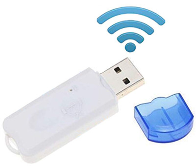 EZGER v2.1+EDR Car Bluetooth Device with Adapter Dongle, Audio Receiver, MP3 Player, Transmitter(White)