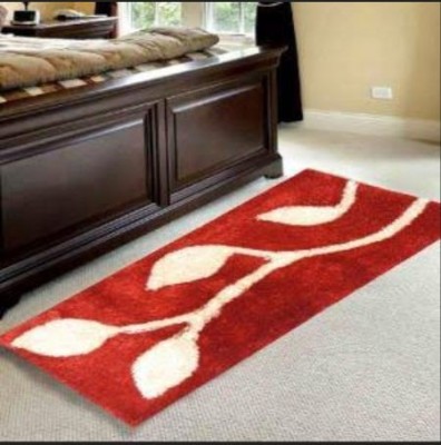 BeautifulGhar Creations Red Cotton, Polyester Runner(2 ft,  X 5 ft, Rectangle)