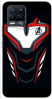 iprinto Back Cover for Realme 8, Realme 8 Pro avengers Back Cover(Black, Dual Protection, Silicon, Pack of: 1)