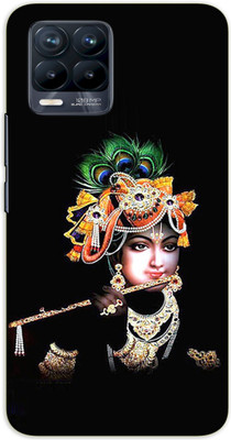 iprinto Back Cover for Realme 8, Realme 8 Pro Lord Krishna Kahna Krishn Ji Back Cover(Black, Dual Protection, Silicon, Pack of: 1)