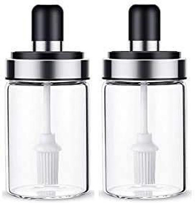 SEAHAVEN Glass Utility Container  - 250 ml(Pack of 2, Clear)