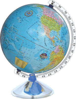 MITTAL GLOBE_808_E DESK TABLE TOP POLITICAL World Globe(MEDIUM BLUE)