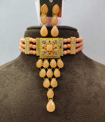 CATALYST Alloy Pink Jewellery Set(Pack of 1)