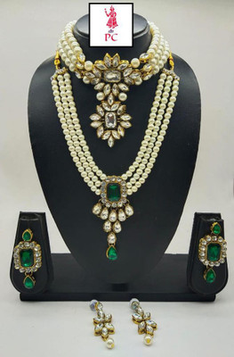 catalyst venture Copper White, Green Jewellery Set(Pack of 1)