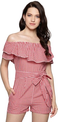 FASHION FLY Checkered Girls Jumpsuit