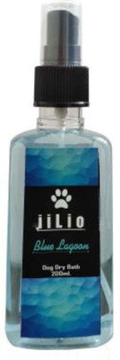 Iilio Blue Lagoon Dog dry bath shampoo Anti-dandruff, Anti-itching, Allergy Relief, Conditioning Fresh Dog Shampoo(200 ml)