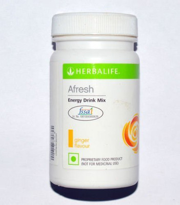HERBALIFE AFRESH ENERGY DRINK GINGER FLAVOUR Plant-Based Protein(0.1 kg, GINGER)