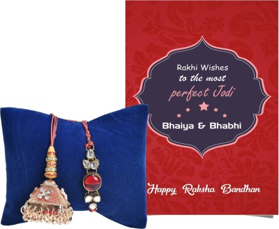 Chandrika Pearls Lumba, Rakhi, Greeting Card  Set(3)