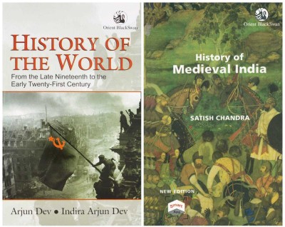 COMBO OF (History Of The World + Medieval India) BEst Indian History Book(Paperback, Arjun Dev^Indira Arjun Dev, Satish Chandra)