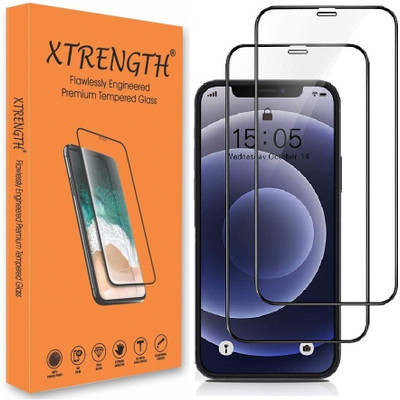 XTRENGTH Edge To Edge Screen Guard for Apple iPhone 12 Pro Max(Pack of 2)