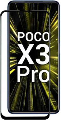SRT Edge To Edge Tempered Glass for Poco X3 Pro(Pack of 1)