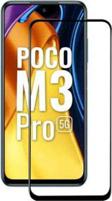 SRT Edge To Edge Tempered Glass for Poco M3 Pro(Pack of 1)