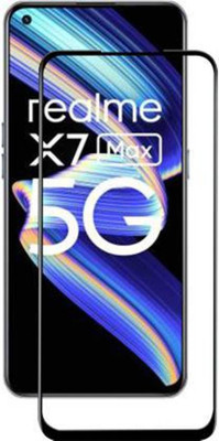 EASYBIZZ Edge To Edge Tempered Glass for Realme X7 Max(Pack of 1)
