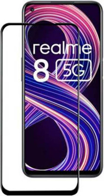 SRT Edge To Edge Tempered Glass for Realme 8 5G(Pack of 1)