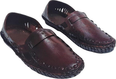 Kolhapuri Kolhapuris For Men(Brown , 6)